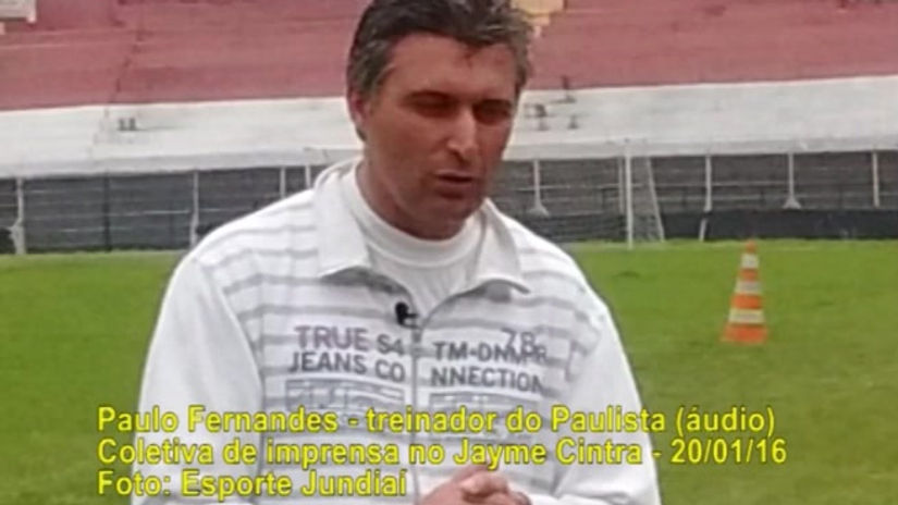Entrevista Paulo Fernandes -  técnico do Paulista